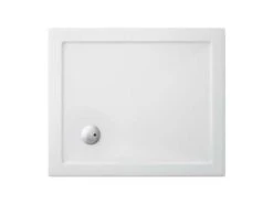 Zamori Rectangle Shower Tray 900 X 760mm - Corner Waste - Z1163