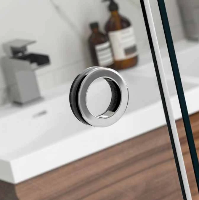 Rolla 8 1600mm Recess Frameless Sliding Shower Door - Image 4