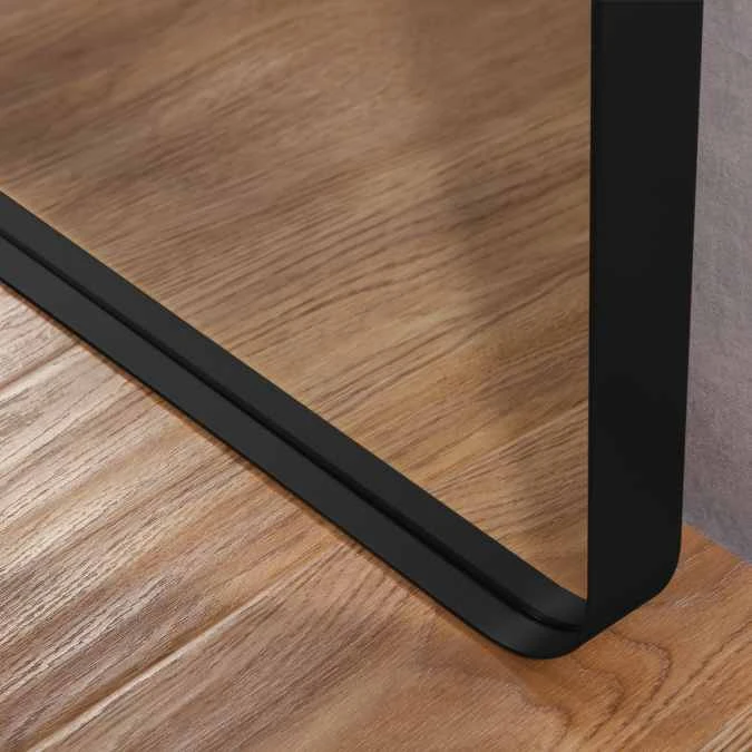 City Black Rectangular Mirror 1500mm - Origins Living - Image 3