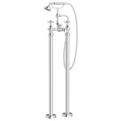 Elizabeth Floor Standing Bath/Shower Mixer W/Shower Kit