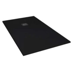 Giorgio2 Cut-To-Size Black Slate Effect Shower Tray - 1800 X 900mm