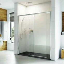 Roman Haven6 1500mm Level Access Sliding Shower Door, Left Hand