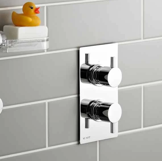 Plan Thermostatic Concealed Shower Valve Fixed Rain Head - Kartell UK - Image 3