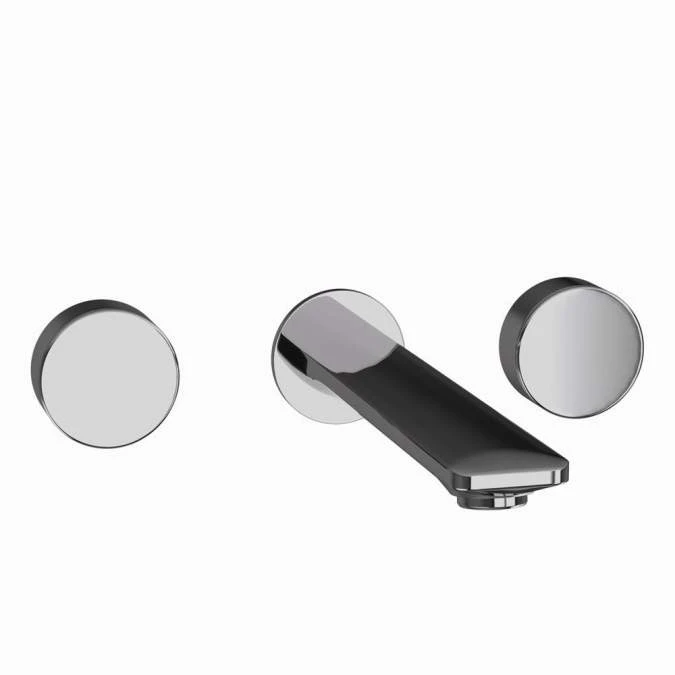 Jaquar Laguna Black Chrome Wall Mounted Basin Mixer Tap