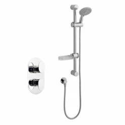 Logik Thermostatic Concealed Shower Valve Inc Riser Rail Kit