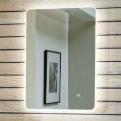 Scudo Vivid LED Bathroom Mirror With Demister - 500 X 700mm