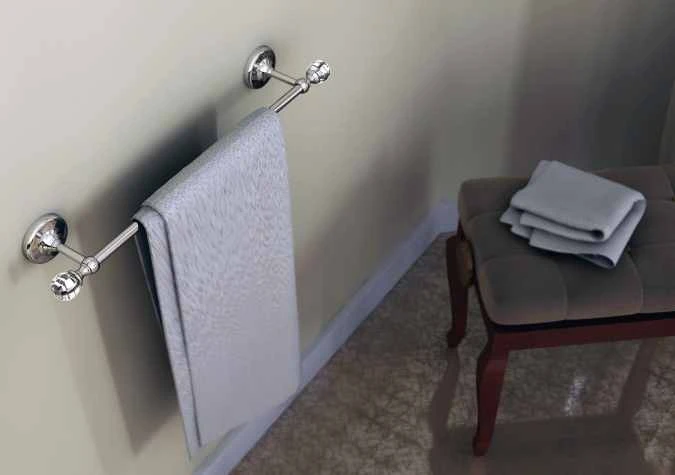 Oriental Crystal Robe Hook - Chrome, Gold Or Black Chrome - Origins Living - Image 6