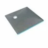 Wedi Fundo Ligno Floor Level Shower Tray Corner Drain - 1200 X 1200mm