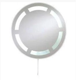 Rockland Round Illuminated Bathroom Mirror - 600mm - Eastbrook - Image 2