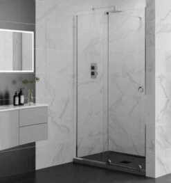 Rolla 8 1500mm Recess Frameless Sliding Shower Door