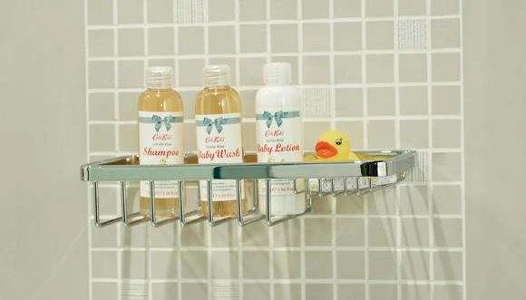 Roman Chrome Stepped Shower Caddy - Bottle & Soap Holder - RSB03 - Image 4