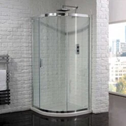 Aquadart Venturi 6 1000 X 800mm Single Door Offset Quadrant Shower Enclosure