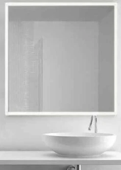 The White Space Frame LED Bathroom Mirror - 60 X 80cm