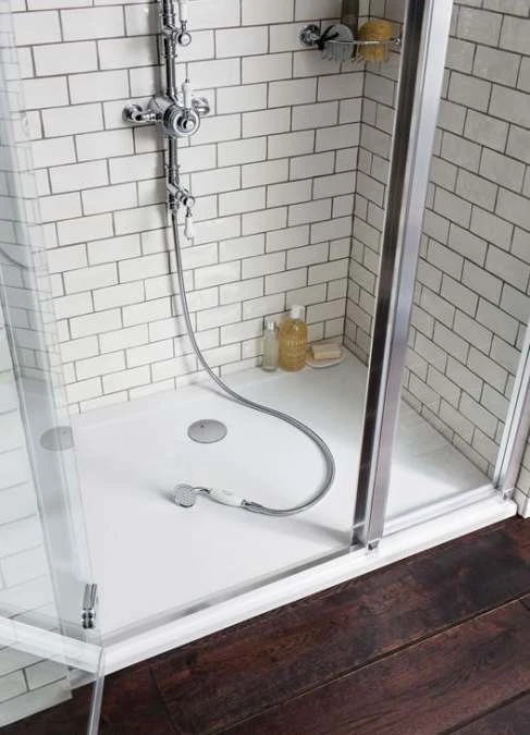 Zamori Anti-Slip Rectangular Shower Tray - 1400 X 800 - Central Waste - Z1177A - Image 5