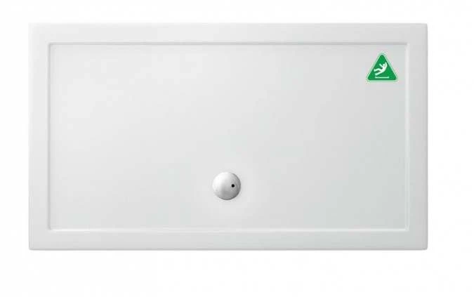 Zamori Anti-Slip Rectangular Shower Tray - 1400 X 800 - Central Waste - Z1177A