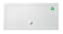 Zamori Anti-Slip Rectangular Shower Tray - 1600 X 800 - Central Waste - Z1231A