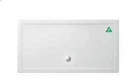 Zamori Anti-Slip Rectangular Shower Tray - 1700 X 900 - Central Waste - Z1341A